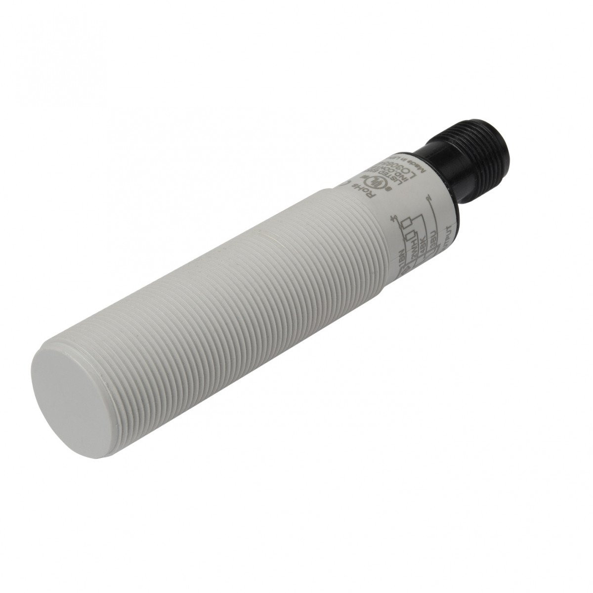 Carlo Gavazzi CG cap sens M18 kunst ip69k ecolab 0-8 inst.bondig NPN no+nc,connector