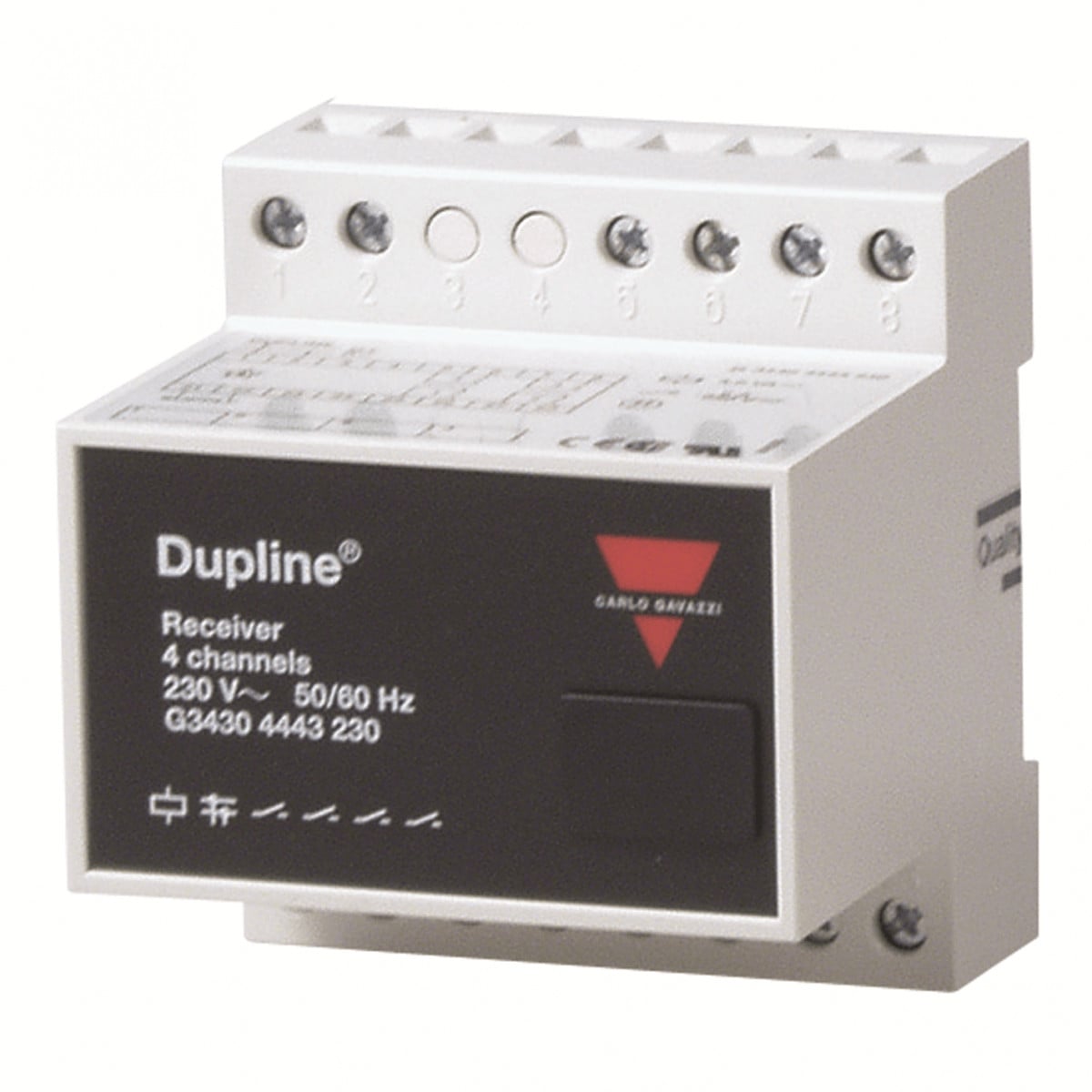 Dupline 2 kanaals ontvanger 230vac