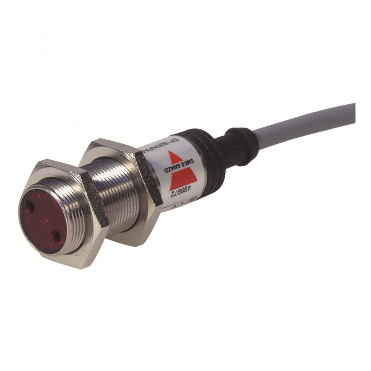 Carlo Gavazzi EO18 CG Fotocel object reflectie, messing, M18, 400 MM, NPN-no+nc, kabel