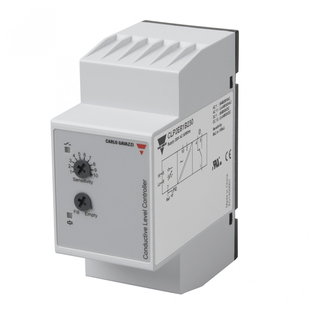 Carlo Gavazzi CG niveau bew.relais 24 vac instelb 2 ingangen vullen/legen 11-P eco