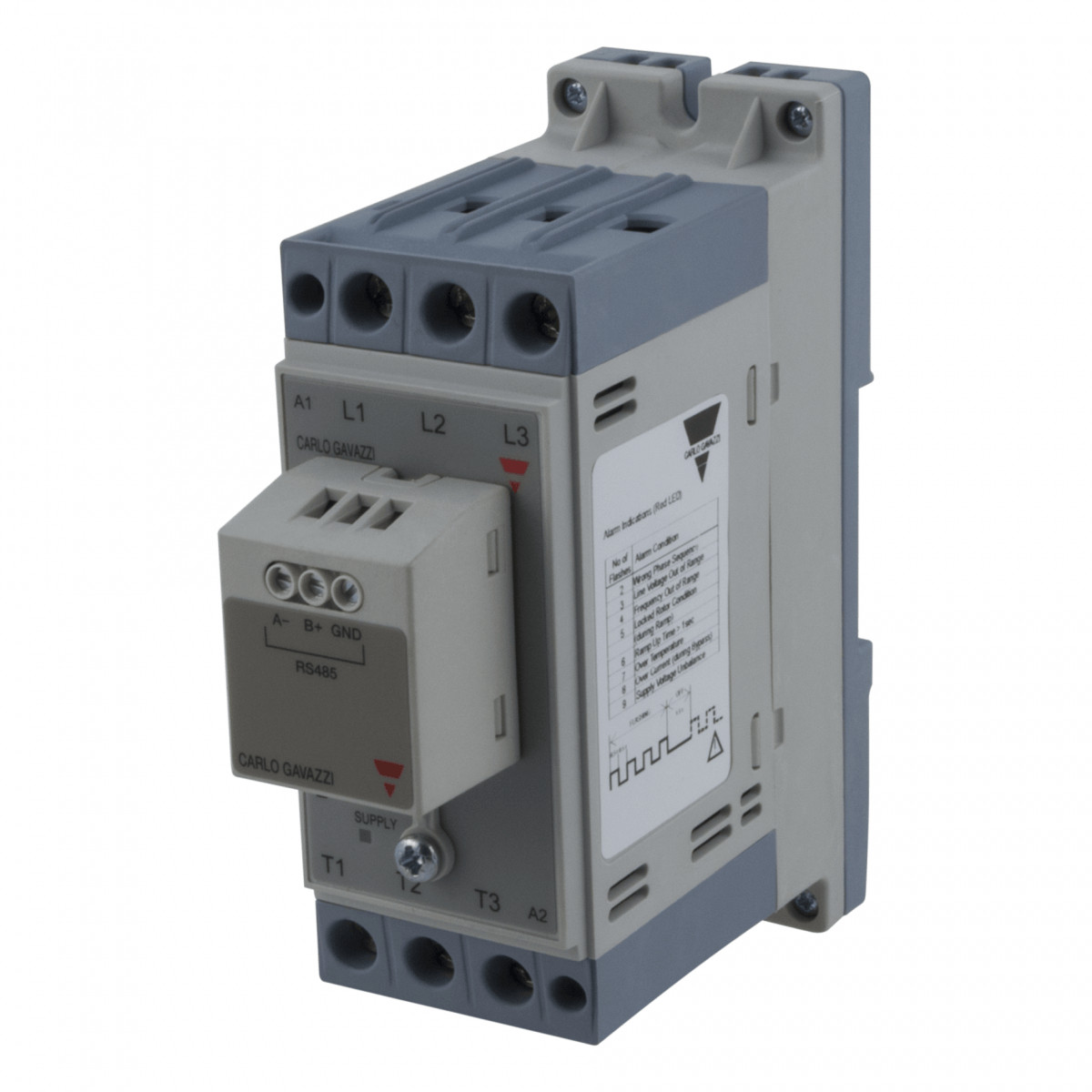 Carlo Gavazzi CG soft-start scrol comp,3-F 400V 32a I/P110-400vac din+rfpmv0+modbus