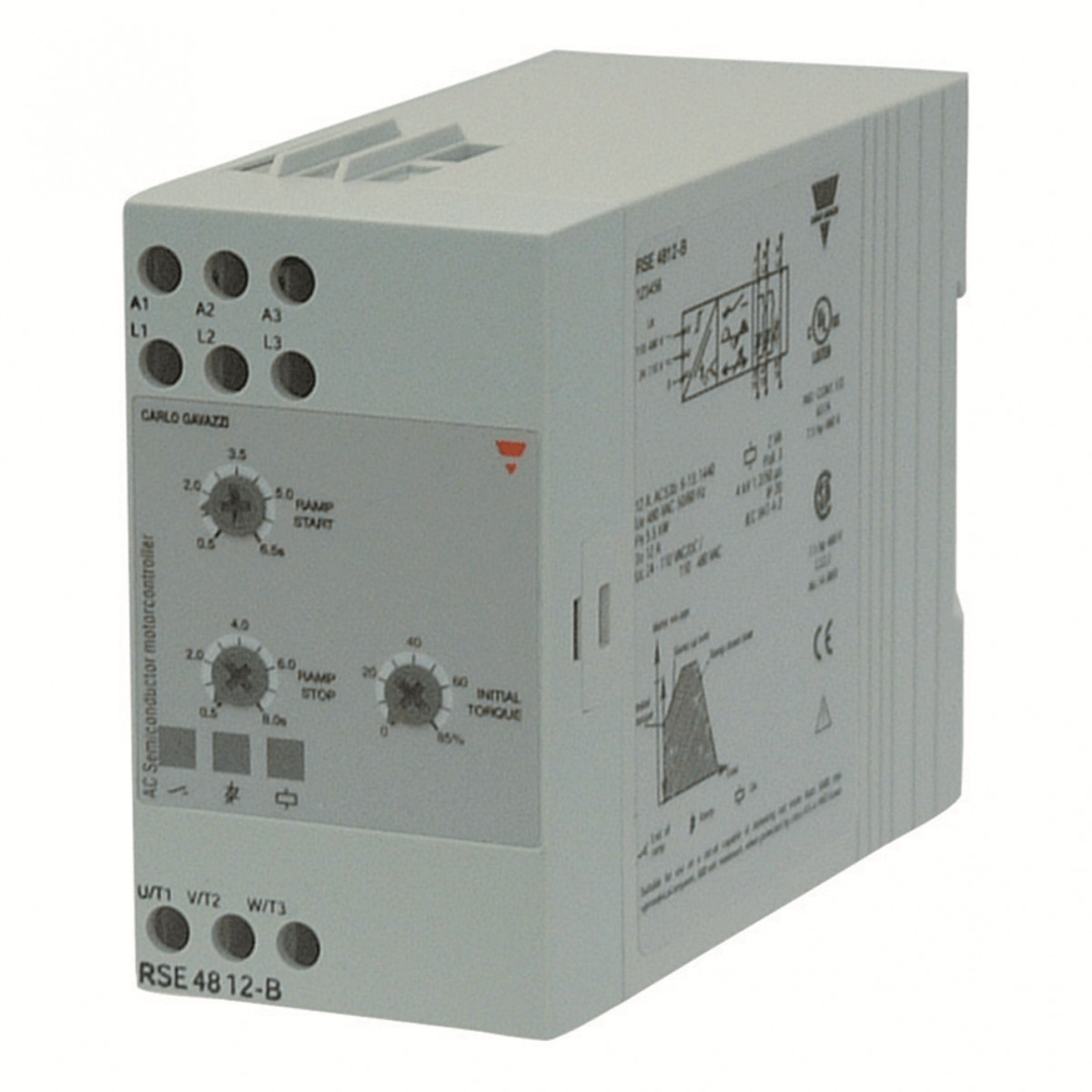 Carlo Gavazzi CG soft-starter alg.3-fase (2-p)600vac 3a ,I/P24-110vac/DC&110-480vac