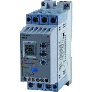 Carlo Gavazzi CG soft-starter alg.autotune 3-F(2-p)600vac 16a 100-240vac I/p+o/L+RLY