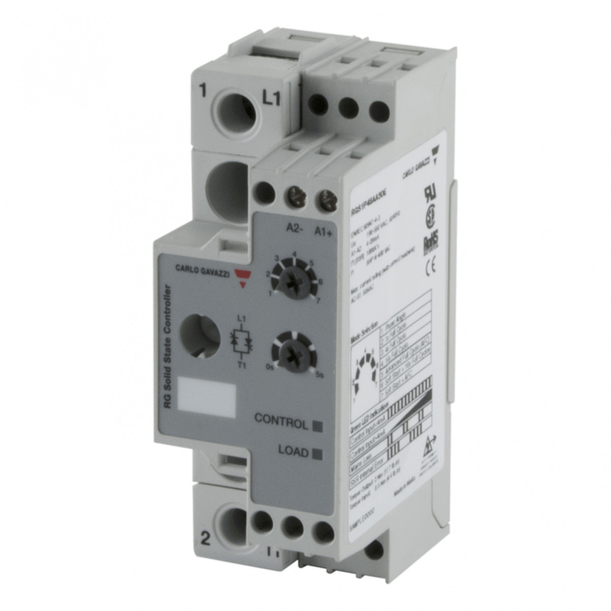 Carlo Gavazzi CG solid state 1-F PS 600vac 90aac proportioneel inp 4-20madc fa/FC/SS Carlo Gavazzi CG solid state 1-F PS 600vac 90aac proportioneel inp 4-20madc fa/FC/SS