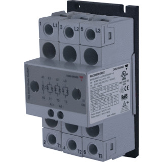 Carlo Gavazzi CG solid state 2-F ZC 600vac 2x10aac inp 20-275vac/24-190VDC E-schroef