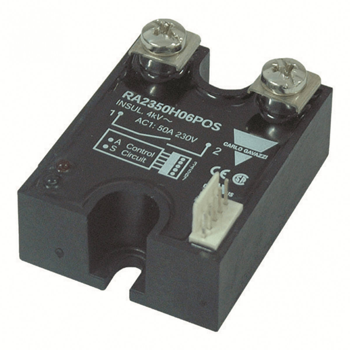 Carlo Gavazzi CG solid state relais 1-fase sense ZS 400vac 25aac PNP NC actief hoog
