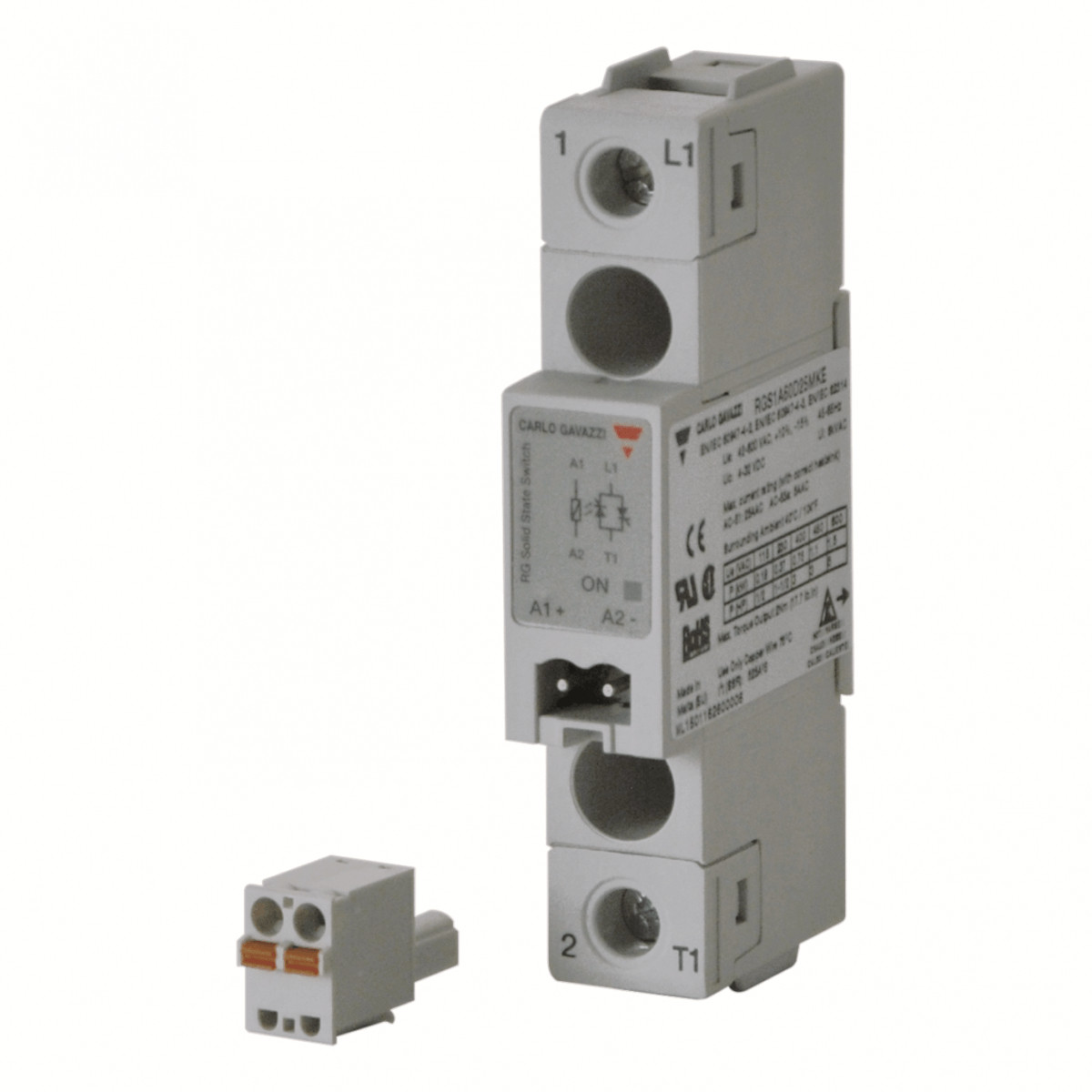 Carlo Gavazzi CG solid state1-F ZC 230vac 25aac inp 20-275vac/24-190VDC E-klem