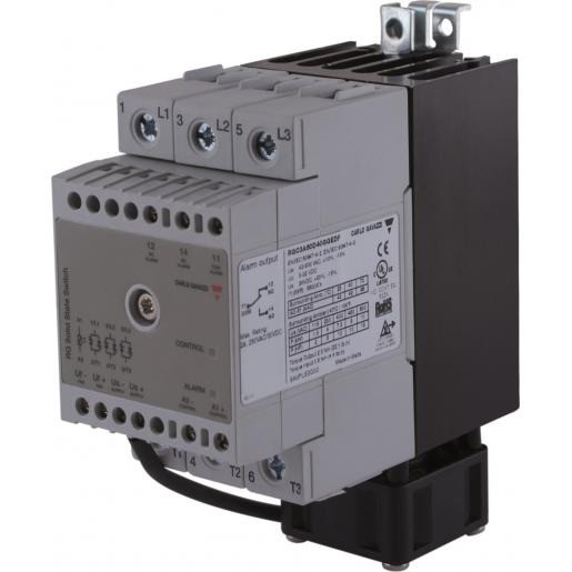 Carlo Gavazzi CG SSR 3-F ZC 600vac 3x40aac in 20-275vac/24-190DC E-klem otp ext-ac