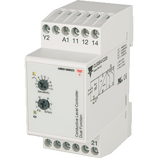 Carlo Gavazzi CG niveau bew.relais 115 vac instl 2-in&1-ref vullen / legen din-rail Carlo Gavazzi CG niveau bew.relais 115 vac instl 2-in&1-ref vullen / legen din-rail