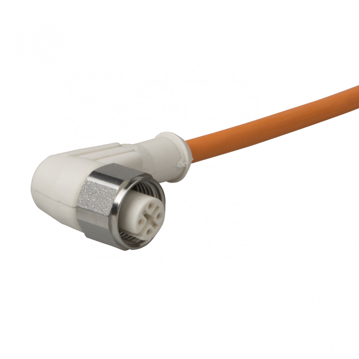 Carlo Gavazzi CONB124 CG Connector tpe M12 DC 4-draads ip69k ecolab haaks 5 MTR kabel