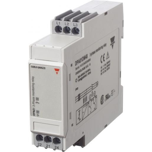 Carlo Gavazzi fasebewakingsrelais 3-fase volgorde 208-240vac SPDT