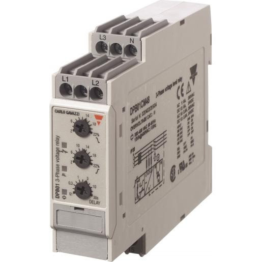 Carlo Gavazzi CG fasebew.rel 3-fase breuk&onder&over 208-240vac din-rail