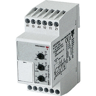 Carlo Gavazzi CG spanningsbewak.rel,115/230vac,over of onder,bereik 0.1-10vac/DC,din