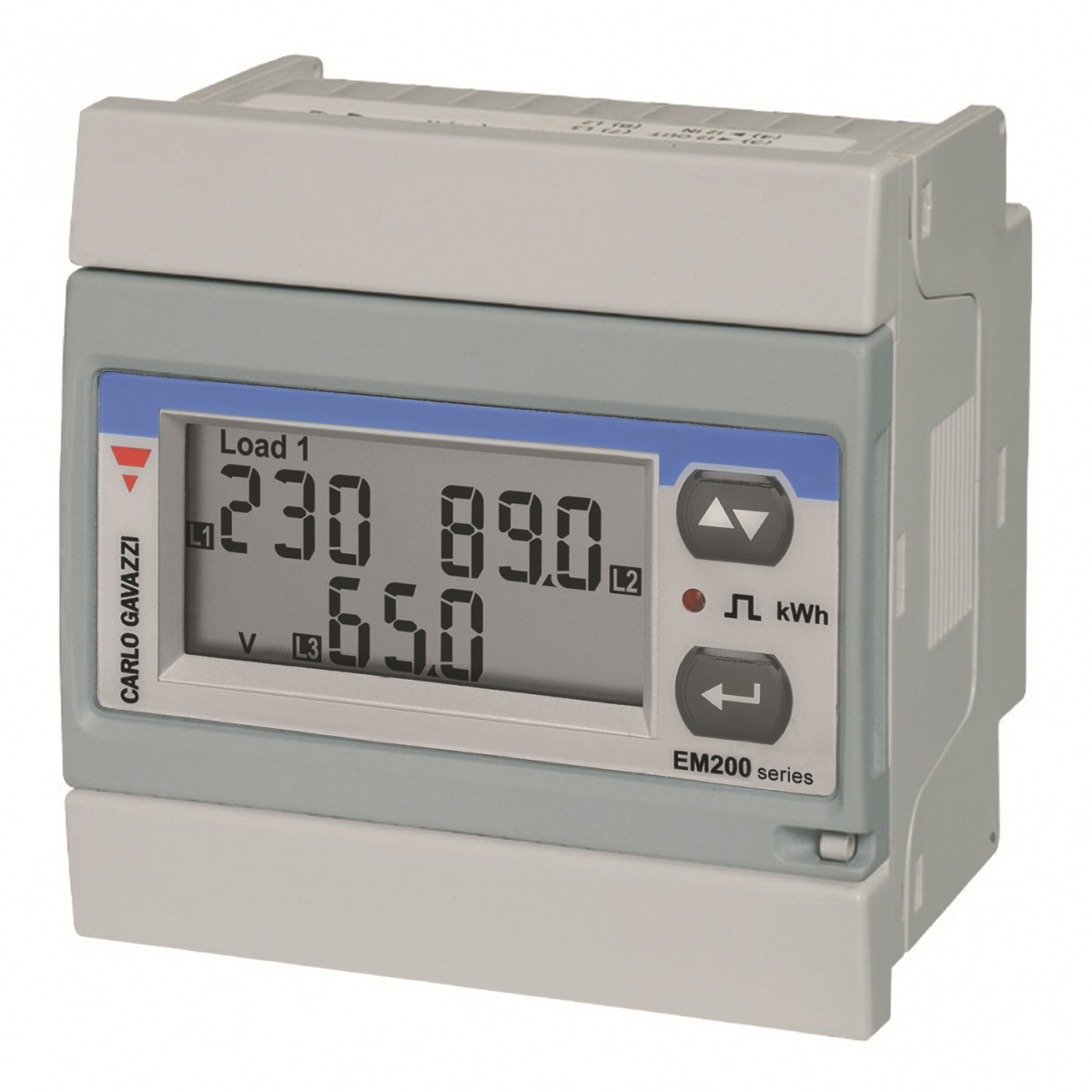 Carlo Gavazzi EM21072D CG Energiem/analys CMPCT 3-F front&din 230/400vac-5aac 1xmosfet RS485