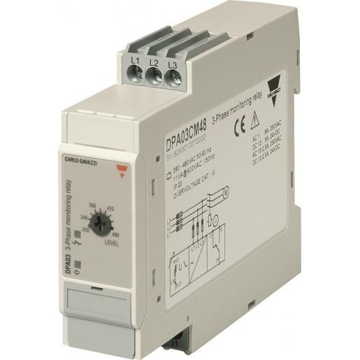Carlo Gavazzi CG fasebew.rel 3-fase volgorde&breuk&ondergrens,600-690vac,din-rail