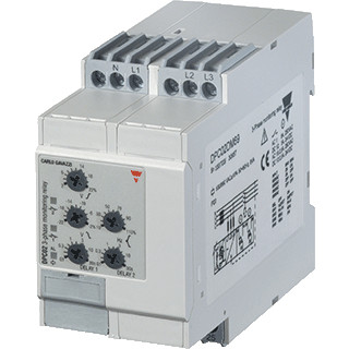 Carlo Gavazzi CG fasebew,3-F,volg.&breuk&onder&over spanning en freq 380-415vac,din