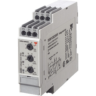 Carlo Gavazzi CG spanningsbewak.rel,115-230vac,over of onder,bereik 0.1-10vac/DC,din