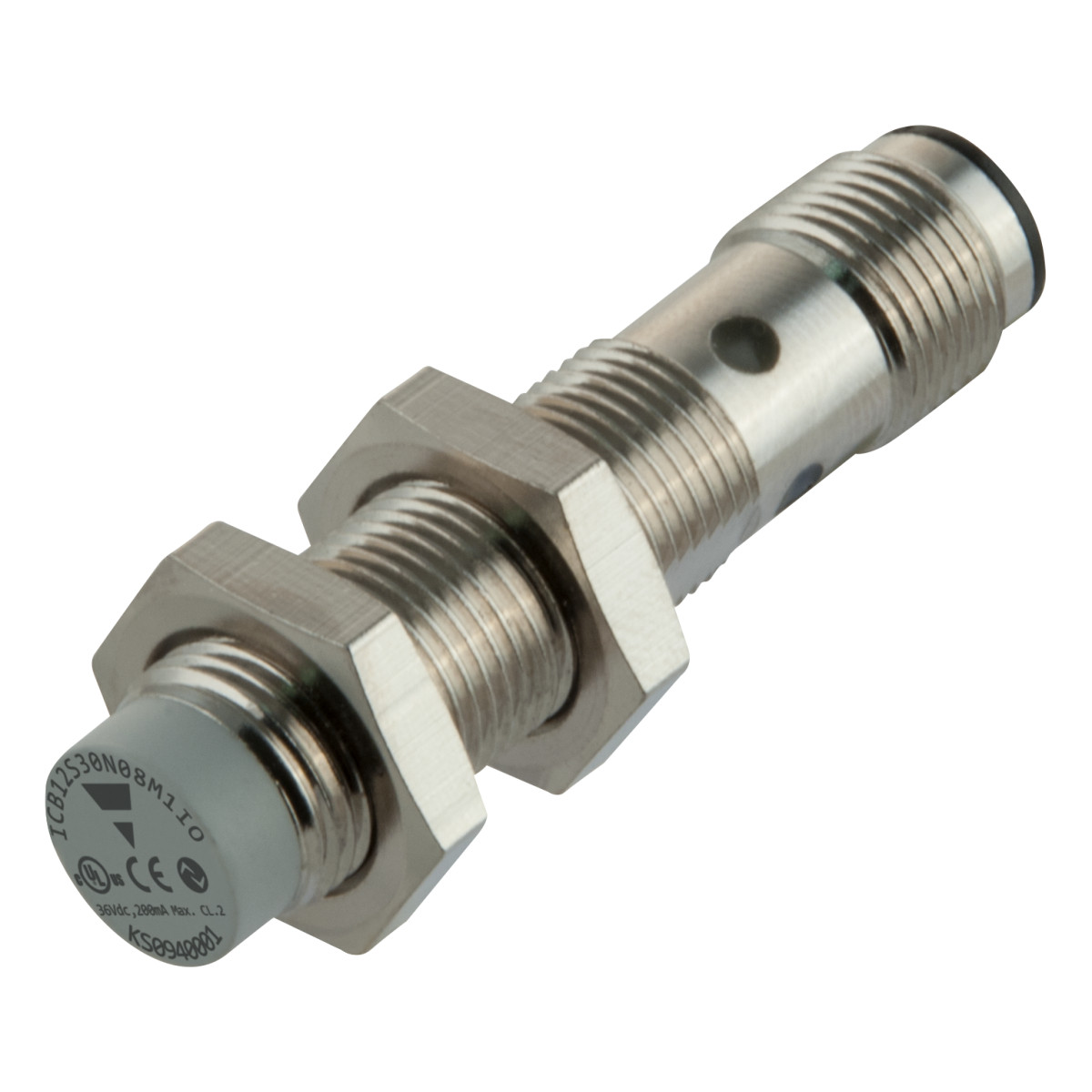 Carlo Gavazzi ICB12S CG Induct sens messing M12 connector.,L=30MM, 8MM niet-bondig io-link
