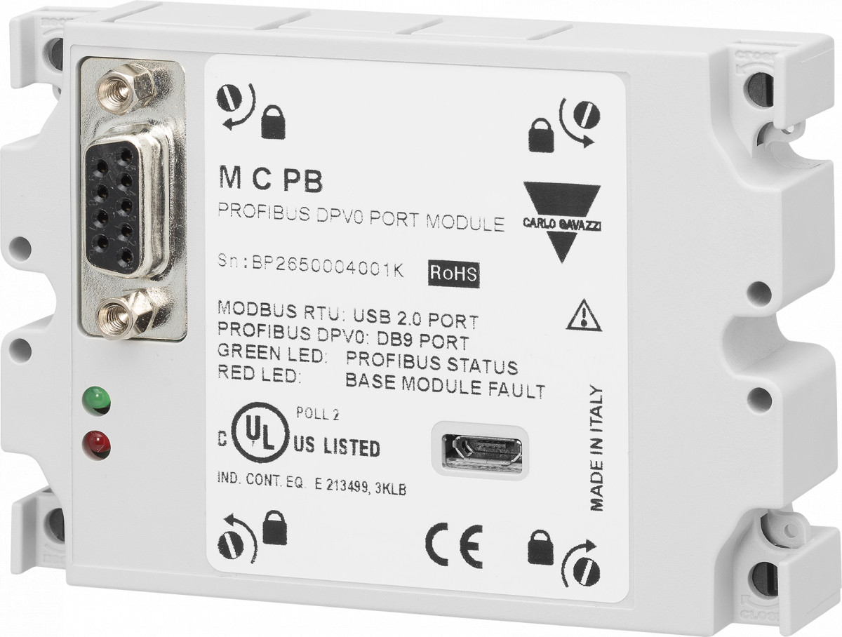 Carlo Gavazzi MCP CG Modulaire uitgangsmodule, WM40, profibus ( loggen )