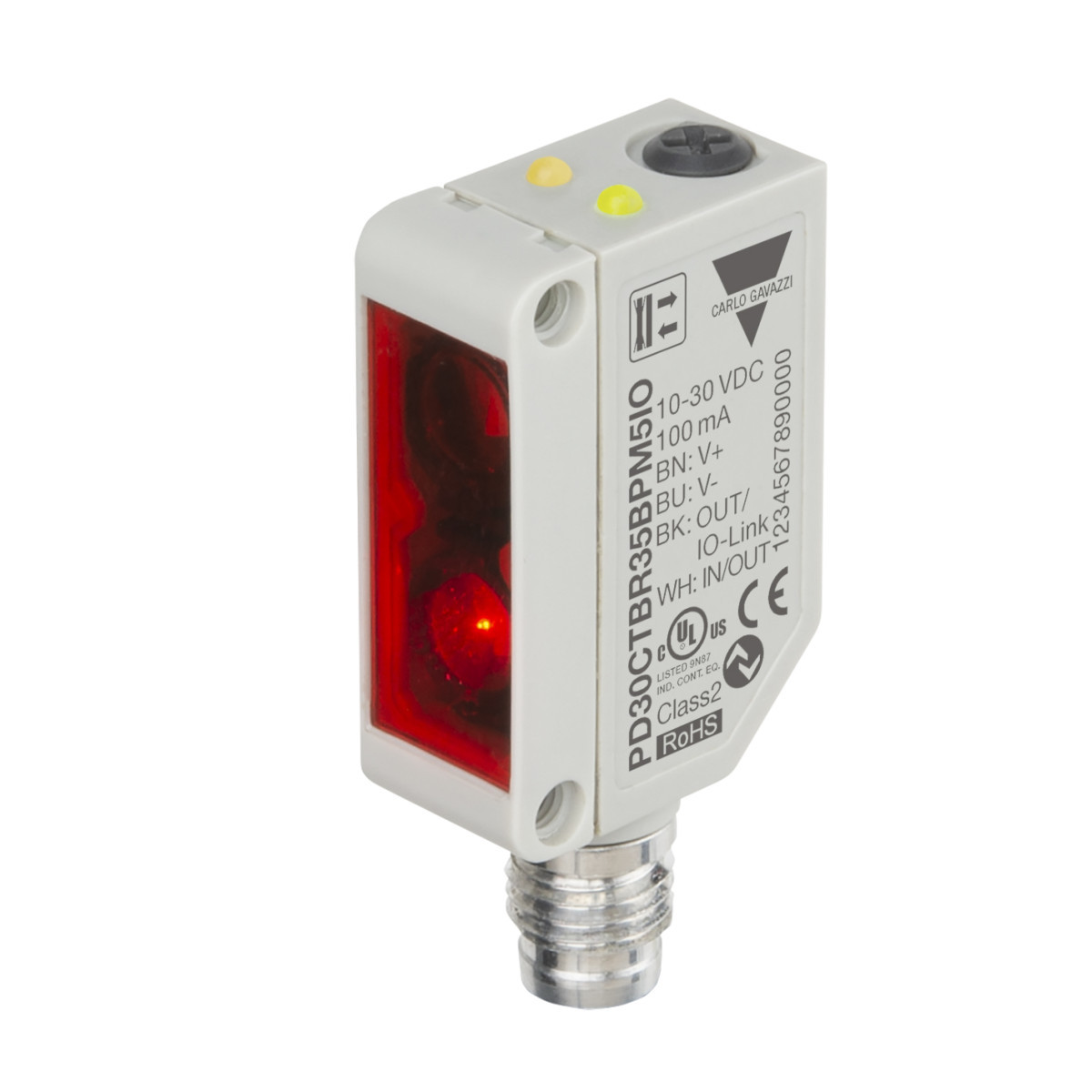 Carlo Gavazzi PD30CTBR CG Fotocel obj RF achtrgr ond KSTF 10x30x20 350MM RD T-pot io-link con