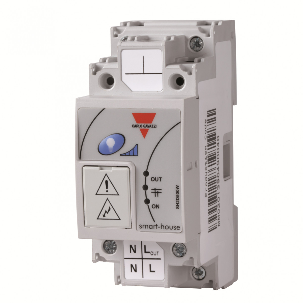 Carlo Gavazzi SH2D CG Smart dupline 1-kanaals dimmeruitgang 500W din-rail