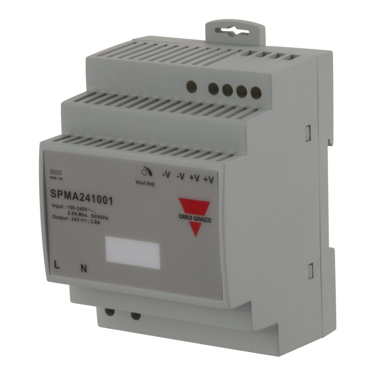 Carlo Gavazzi SPMA CG Schakelende voeding 4-mod din-rail 100W 24VDC 3.8a