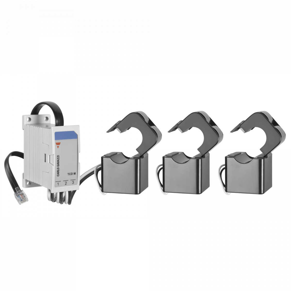 Carlo Gavazzi TCD1 CG STR.M.TR.ac, 3-F sep deelb+interf kab 80CM-RJ11 prim 100a TBV em271