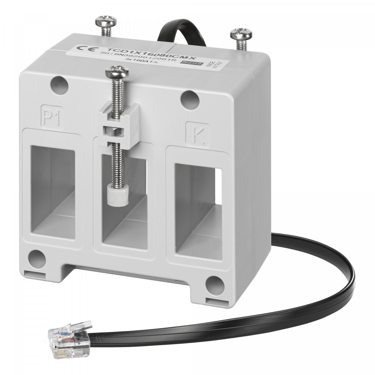 Carlo Gavazzi TCD1 CG Stroommeettrafo ac 3 in 1 beh kab 200CM-RJ11 PR 160a TBV em270-72D