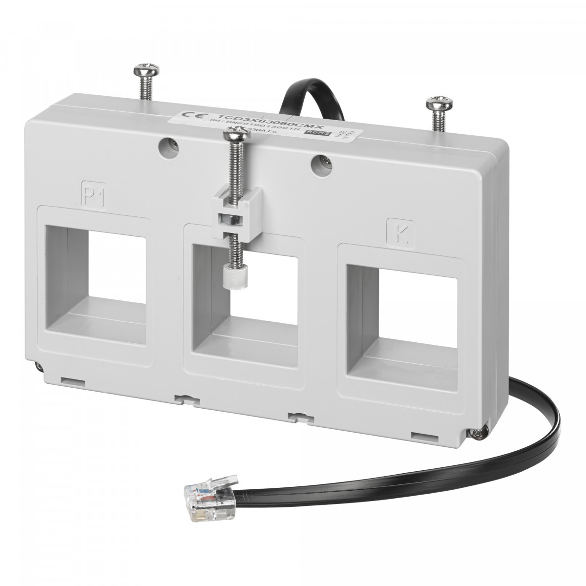 Carlo Gavazzi TCD3 CG Stroommeettrafo ac 3 in 1 beh kab 80CM-RJ11 PR 630a TBV em270-72D