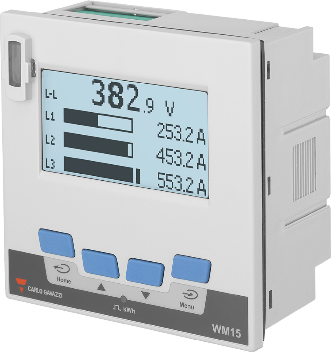 Carlo Gavazzi WM1596 CG Energm/analys 96x96mm 240/415vac-5(6)aac 1xo RS485