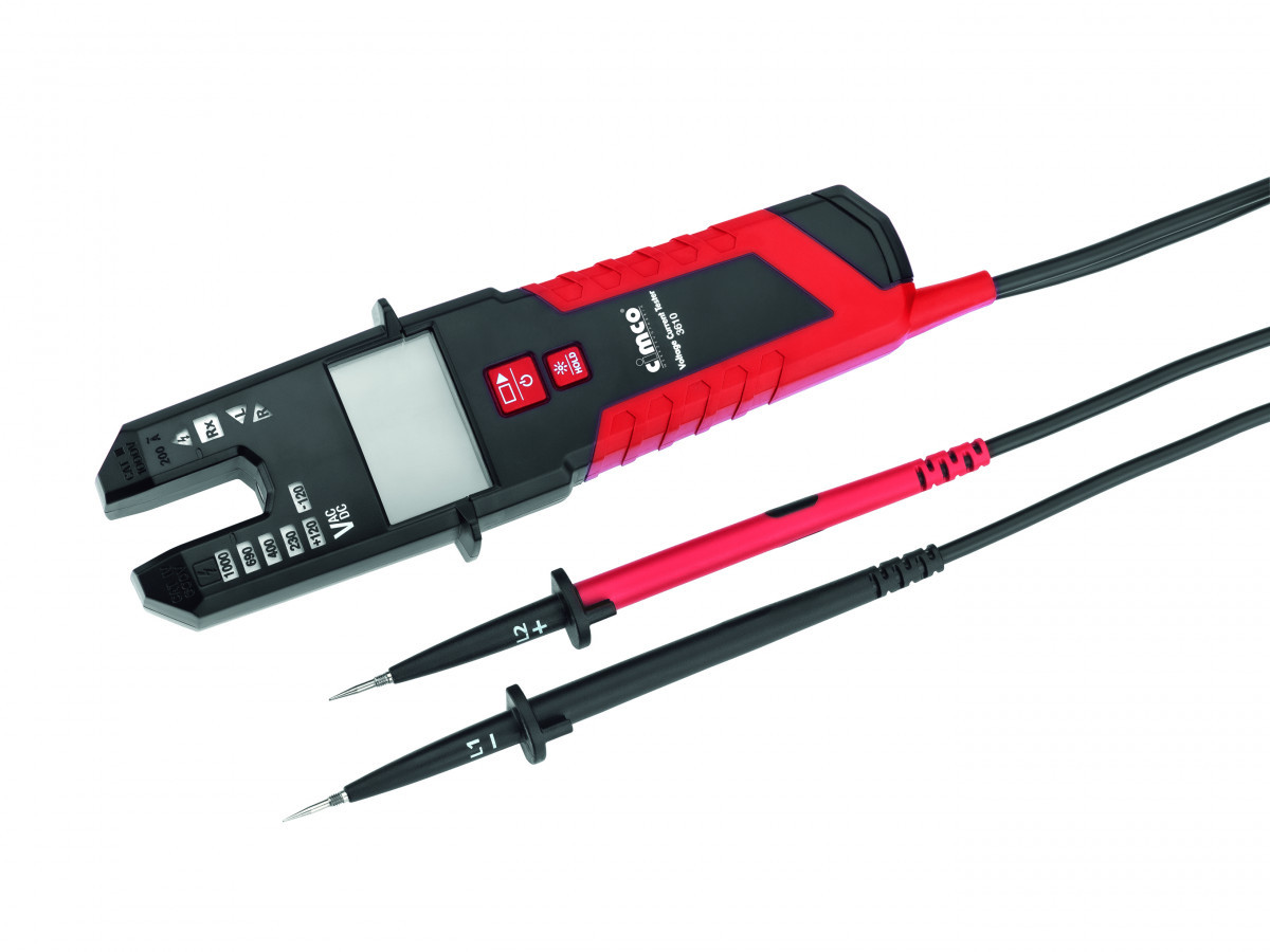 Cimco Ac/DC stroom- en spanningstester truerms led/LCD