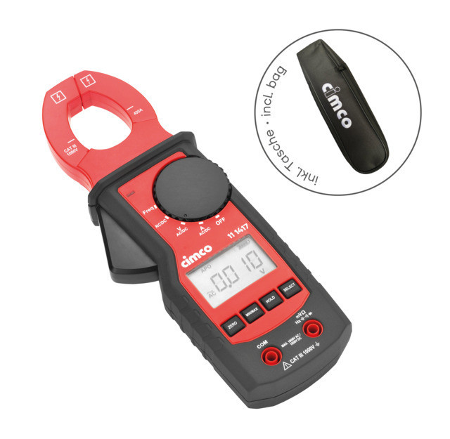 Cimco Ac/DC stroomtang 3100 cat iii 1.000 V incl. tas