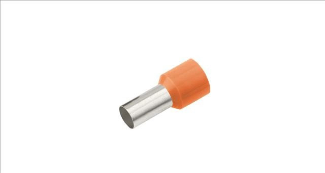 Cimco Geïsoleerde Adereindhuls, din 46228, 0,5MM², lengte 8MM, oranje