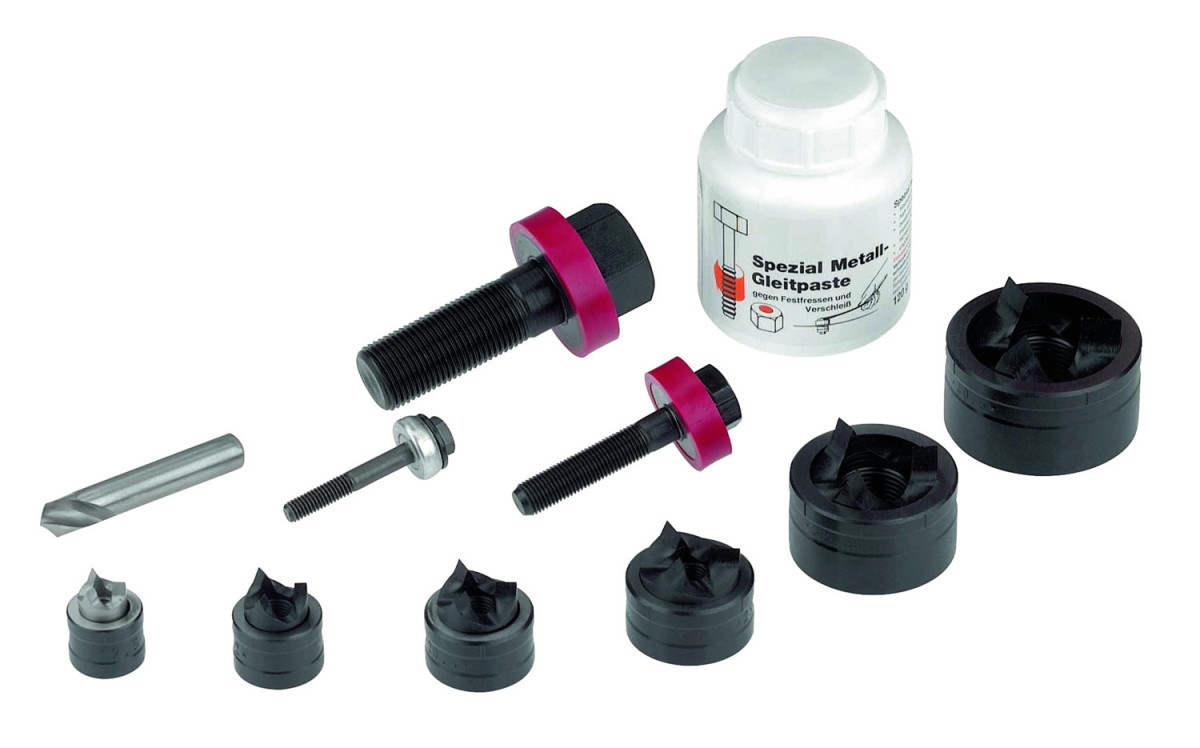 Cimco Gatenpons Diamant set, 11-delig