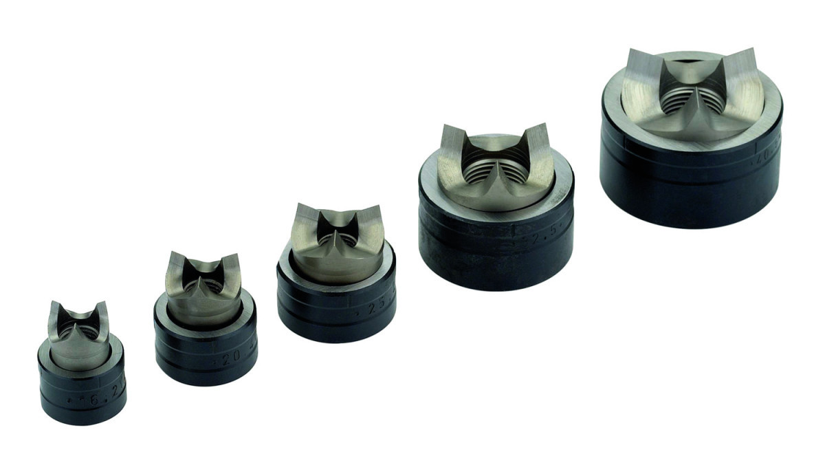 Cimco Gatenpons Diamant va set, 5-delig