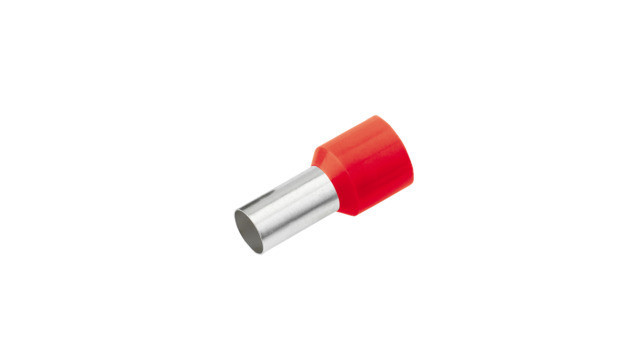 Cimco Geïsoleerde Adereindhuls, din 46228, 1MM², L. 8MM, rood
