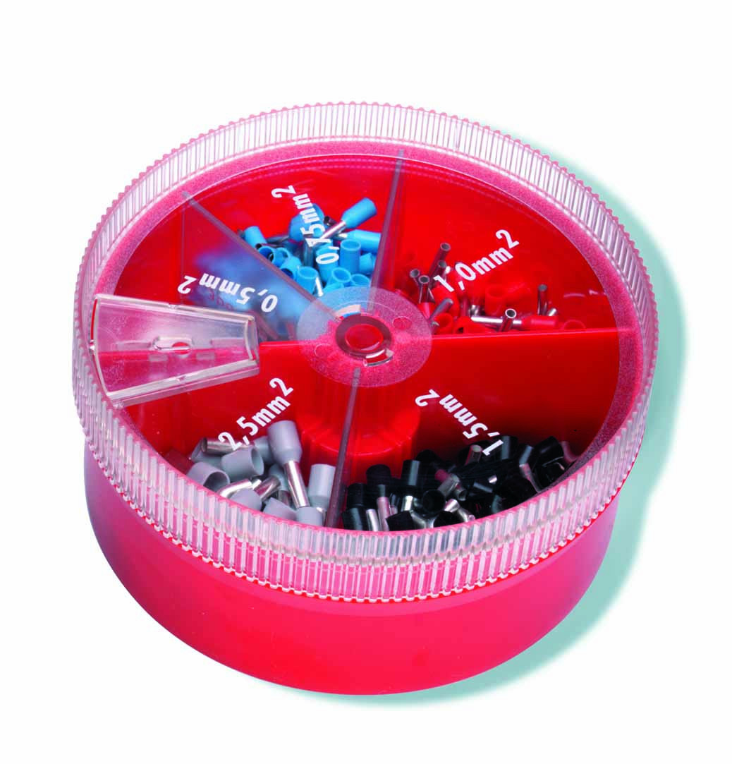 Cimco Geïsoleerde Adereindhulzen assortiment, 0,5 - 2,5MM², kleurrij 2