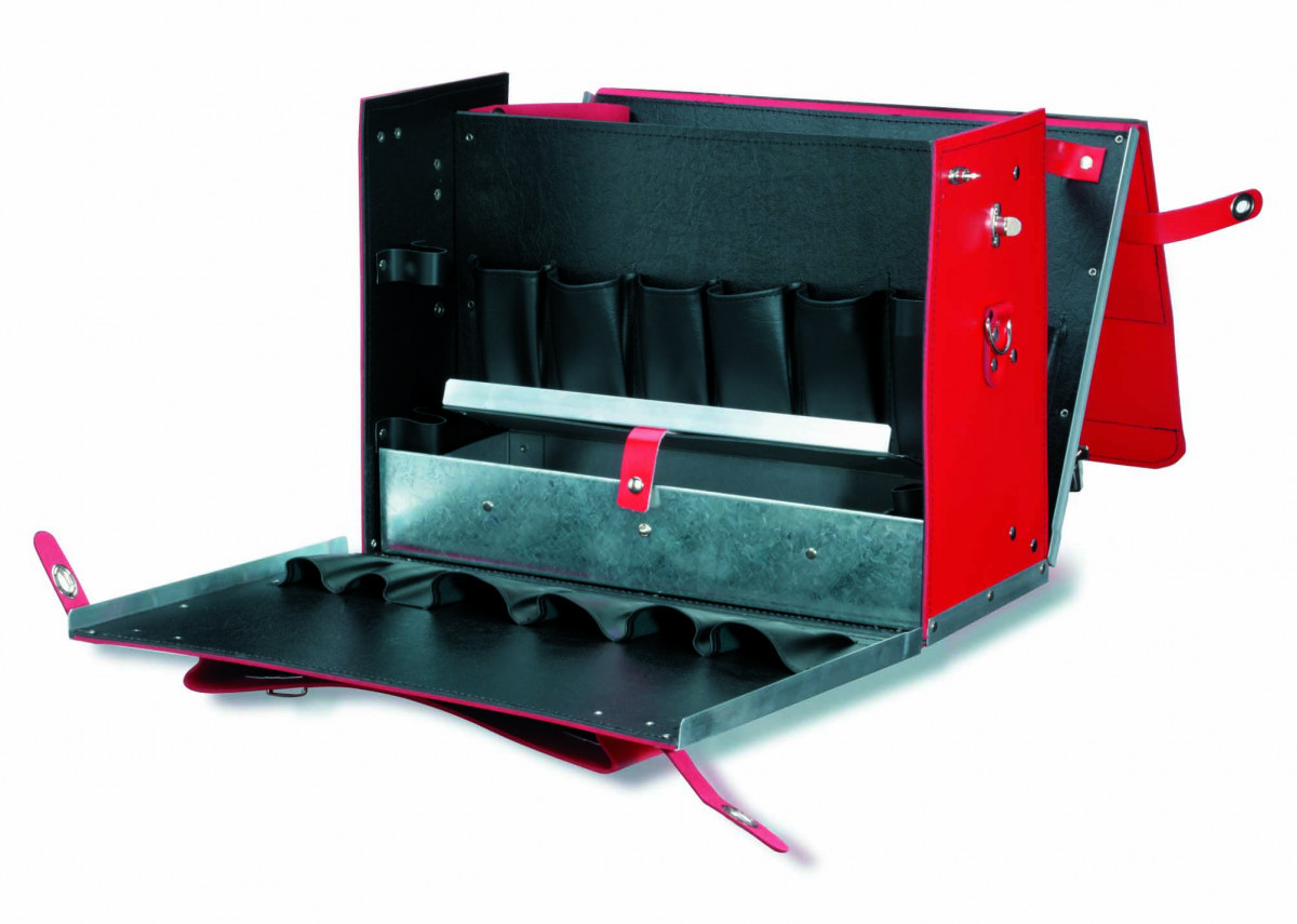 Cimco Gereedschapskoffer rood 210x460x340mm