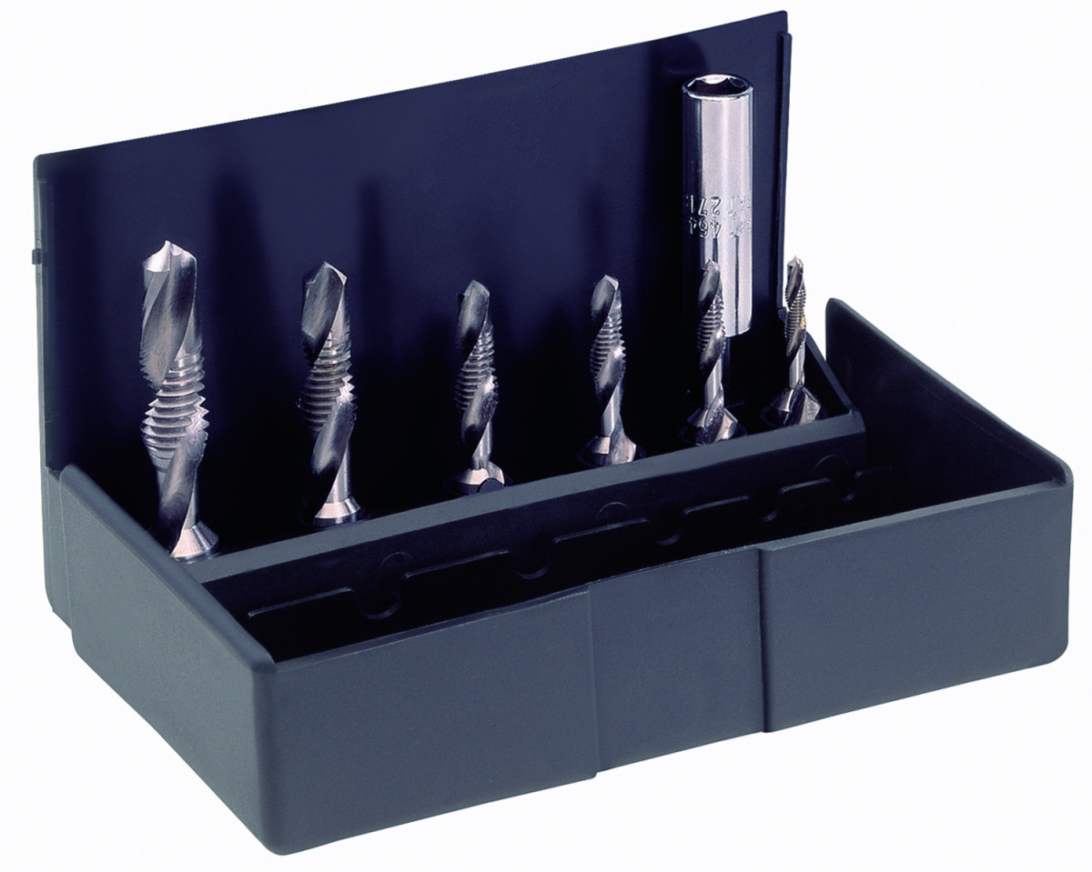 Cimco HSS-Combi tap assortiment, 7-delig