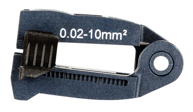 Cimco Inzetstuk Voor flexi-strip, 0,02-10MM², zwart