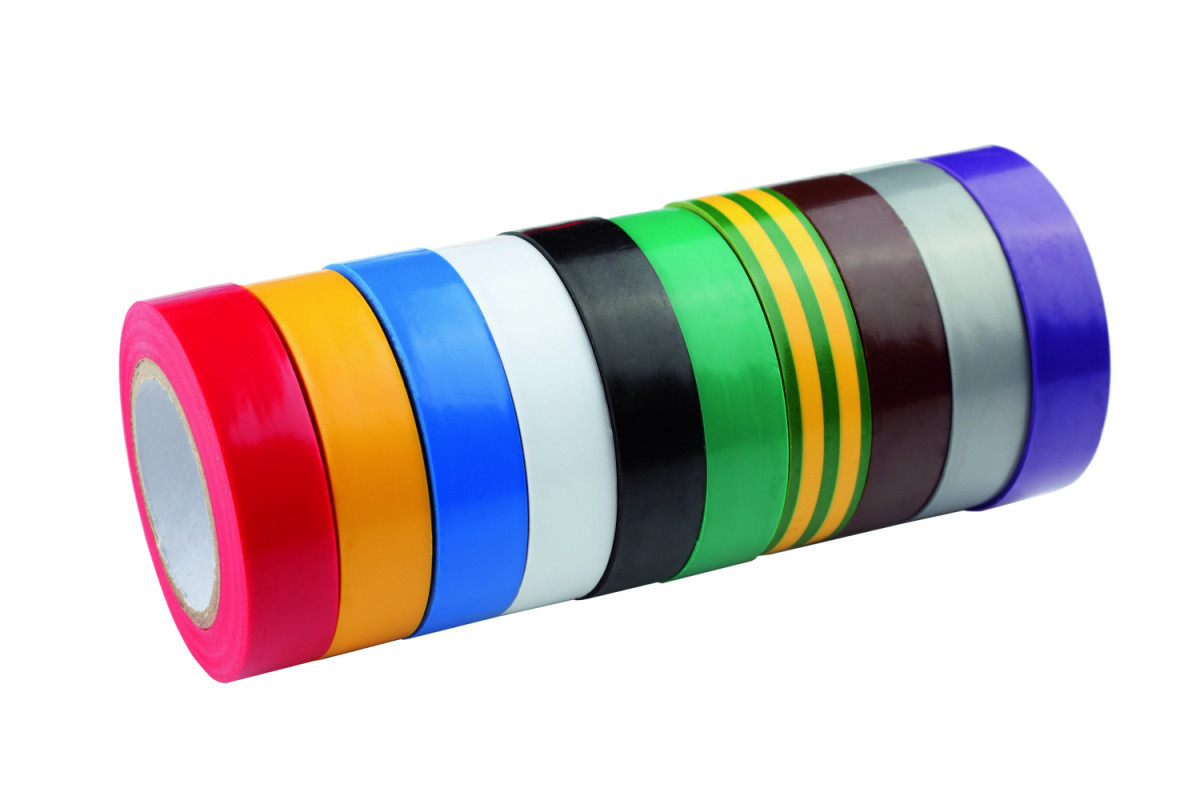 Cimco Isolatietape Universeel set, 10-delig, 15MM X 10M