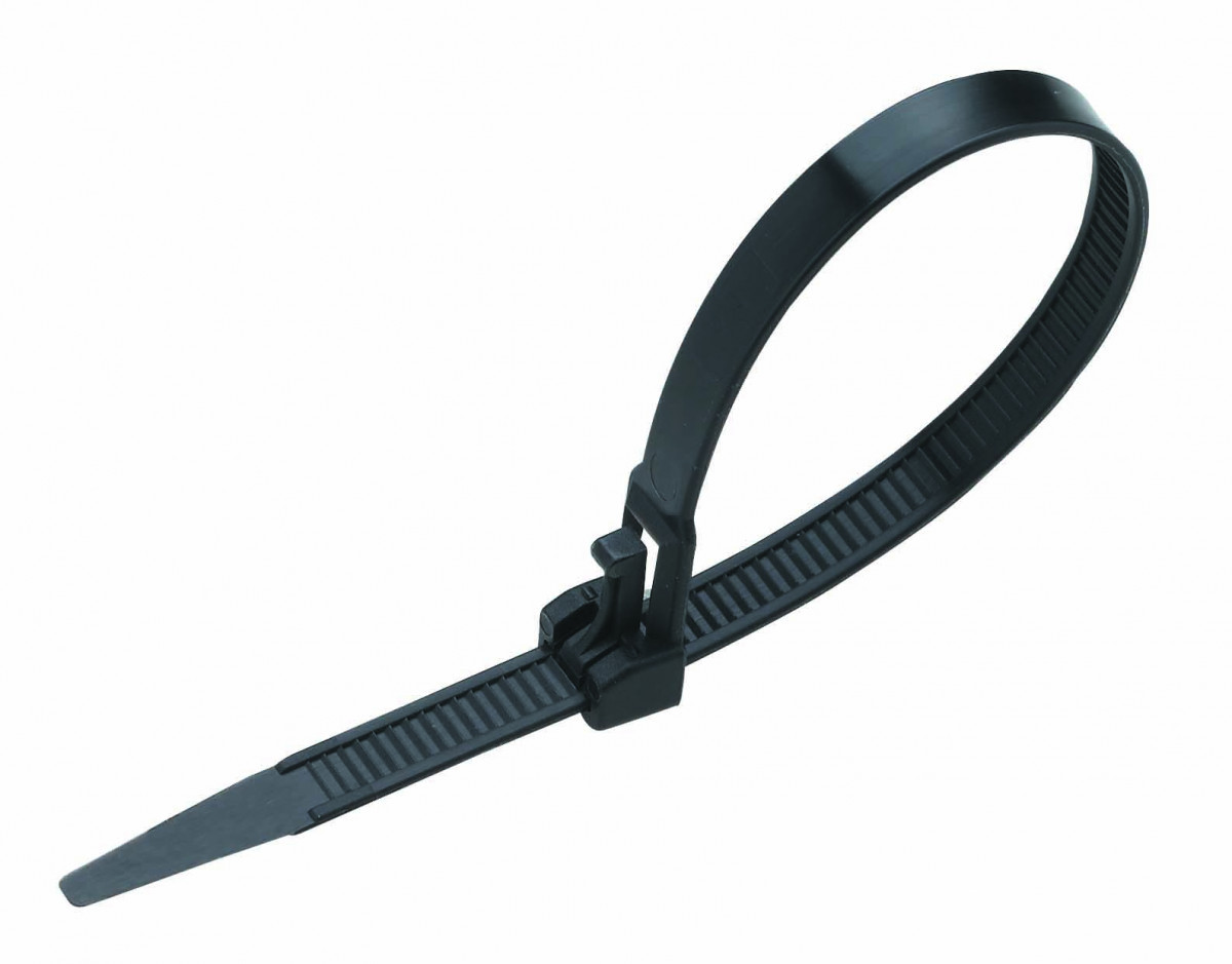 Cimco Kabelbinder Hersluitbaar, 7,5 X 360MM, zwart