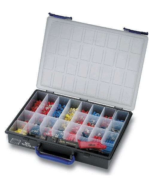 Cimco Geïsoleerde Kabelschoenen set incl. perstang, 501-delig