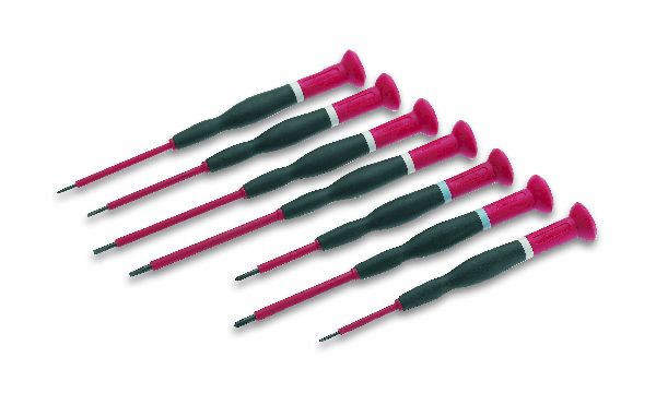 Cimco Schroevendraaierset 2 PH 5 platte schroevendraaiers geïsoleerd 1000 V