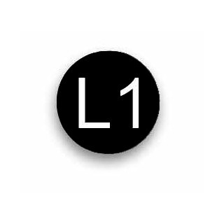 Cimco Adercodering L 1, zwart