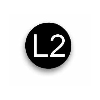 Cimco Adercodering L 2, zwart