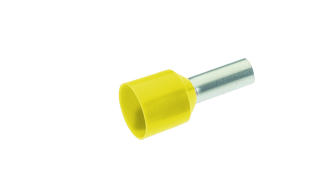 Cimco Geïsoleerde Adereindhuls kortsluitveilige leiding, 6MM², lengte 12MM