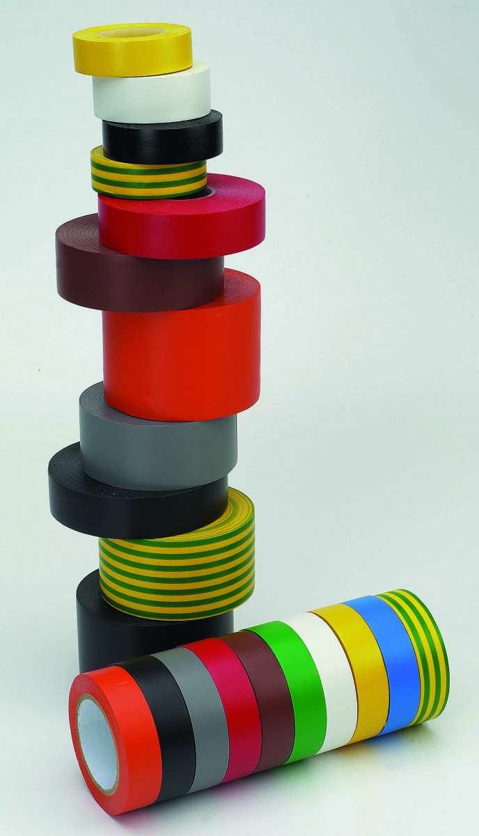 Cimco Isolatietape Universeel blauw, 15MM X 10M