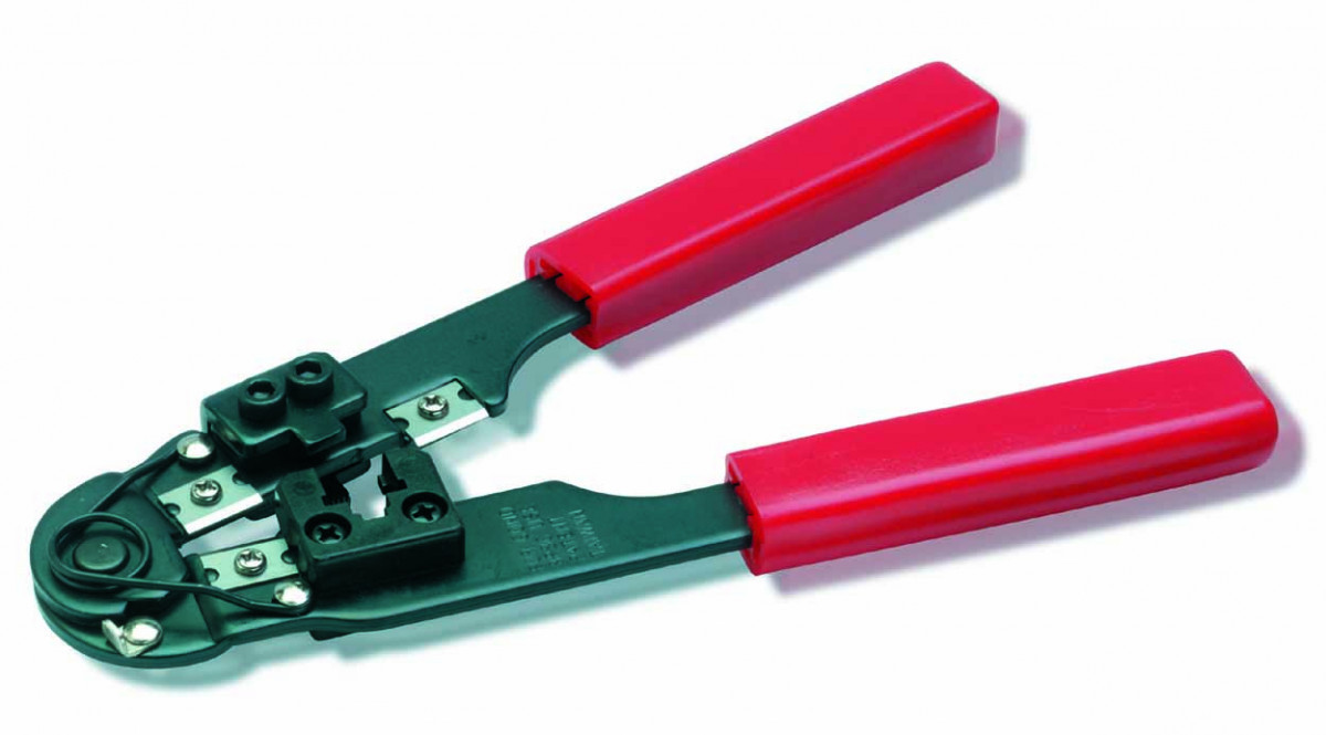 Cimco Krimptang Western-stekker 6-polig economy