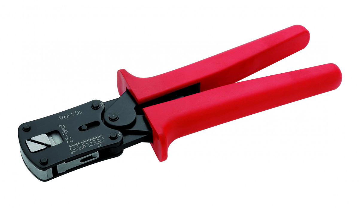 Cimco Perstang Diamant adereindhulzen, 2,5 - 16MM², vierkantpersing